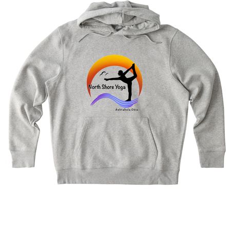 North Shore Yoga Gear, a Heather Grey Stanley/Stella Unisex Cruiser 2.0 Pullover Hoodie