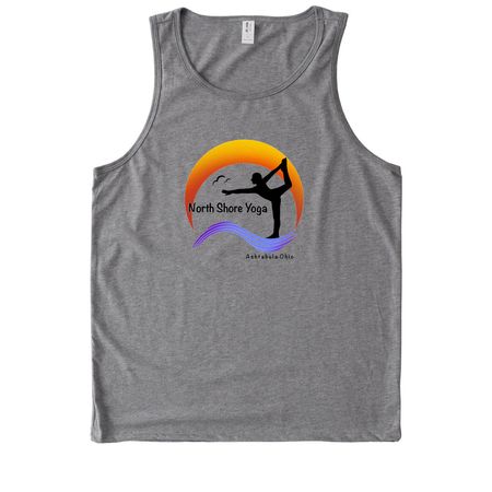 North Shore Yoga Gear, a Aluminum Grey Allmade Eco Triblend Tank