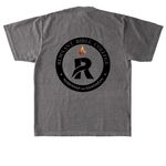 RBC, a Cement Heavyweight Garment Dye Tee (back-view)