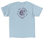 Bull-O-Ween's 20th anniversary, a Light Blue Classic Unisex Tee (back-view)