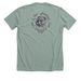 Bull-O-Ween's 20th anniversary, a Heather Sage Premium Unisex Tee (back-view)