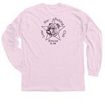 Bull-O-Ween's 20th anniversary, a Light Pink Classic Long Sleeve Tee (back-view)