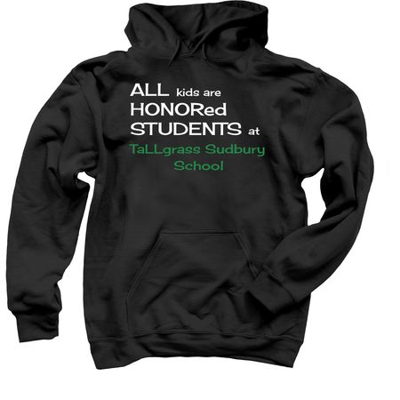 HONORED Students T-Shirt, a Black Pullover Hoodie