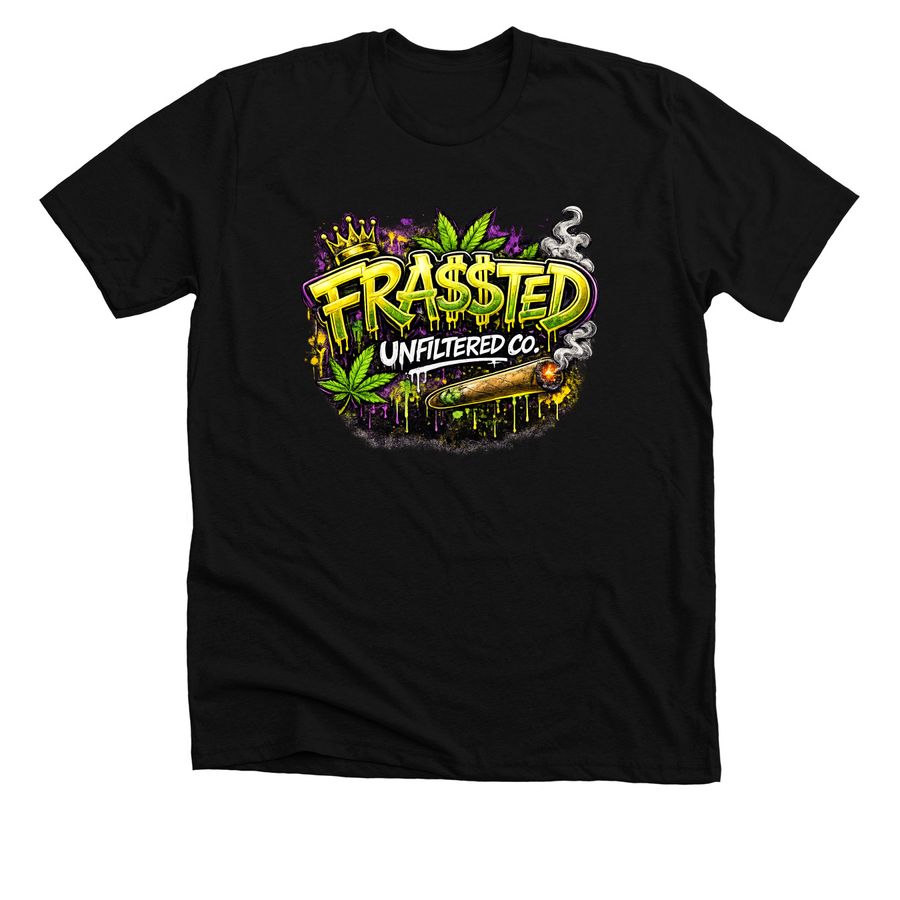 KISS MI TEETH, a Solid Black Blend Premium Unisex Tee