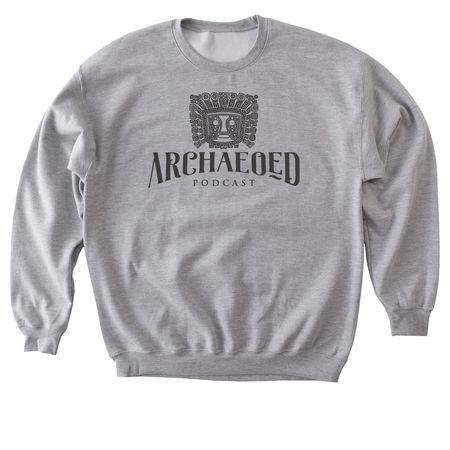ArchaeoEd Graphite Design T-Shirt, a Sport Grey Softstyle Crewneck Sweatshirt