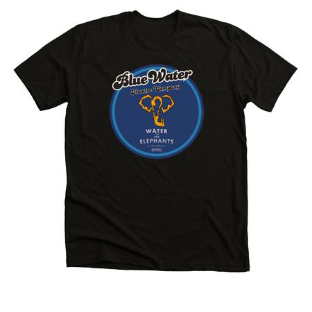 Water for Elephants Show Shirts, a Solid Black Blend Premium Unisex Tee