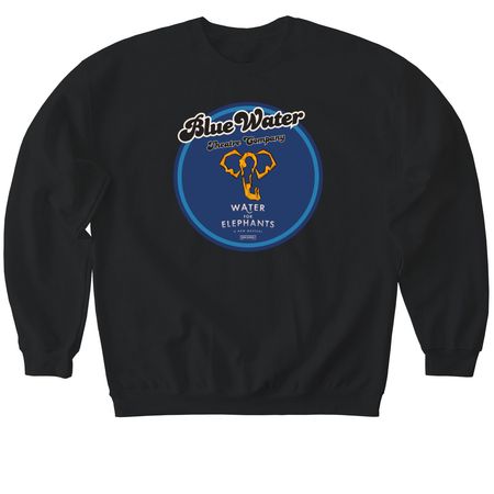 Water for Elephants Show Shirts, a Black Softstyle Crewneck Sweatshirt
