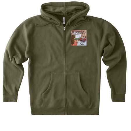 'The Falling Out', a Army Heavyweight Zip Up Hoodie