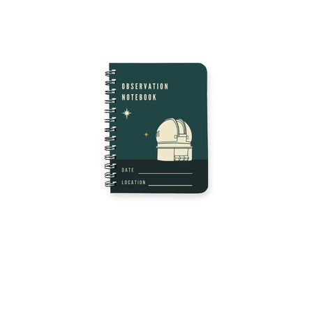 Wondercapture Observation Notebook, a White Spiral Notebook