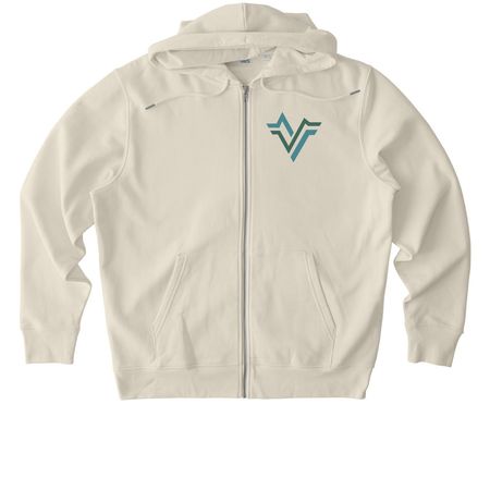 My Daughter Saves Lives&nbsp;, a Natural Raw Stanley/Stella Unisex Cultivator 2.0 Zip Up Pullover Hoodie (back-view)