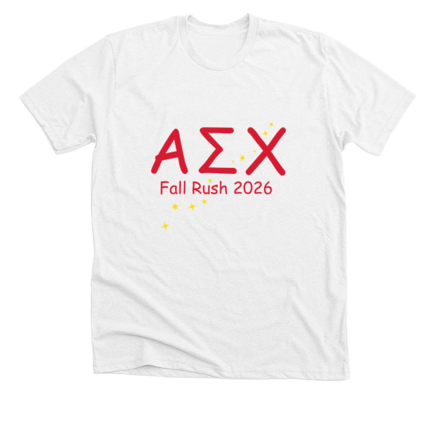??? F?26 Rush White Design&nbsp;, a Solid White Blend Premium Unisex Tee