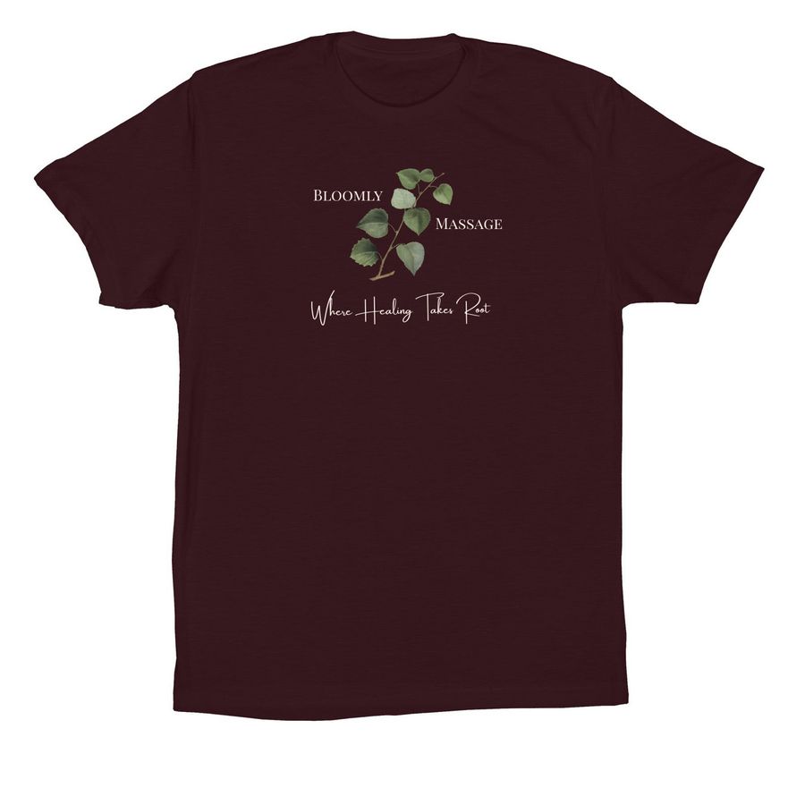Where Healing Takes Root, a Oxblood Black Premium Cotton Tee