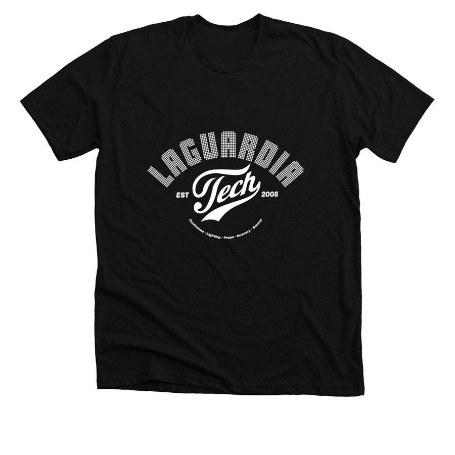 TECH Fame Premium Unisex Tee, a Solid Black Blend Premium Unisex Tee