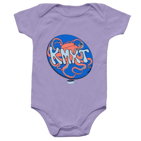 KMXT Onesie, a Lavender Infant Onesie