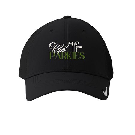 Club Parkies Hats, a Black Printed Nike Dri-FIT Legacy Performance Cap