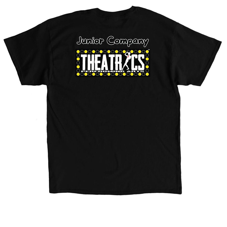 WIMPY KID - Junior Company, a Black Classic Unisex Tee (back-view)
