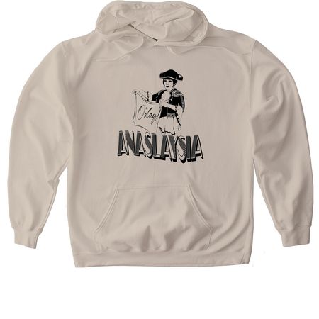 O'Slay, a Sand Gildan Softstyle Pullover Hoodie
