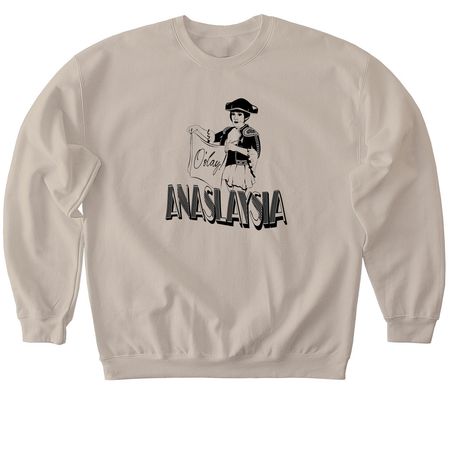 O'Slay, a Sand Softstyle Crewneck Sweatshirt