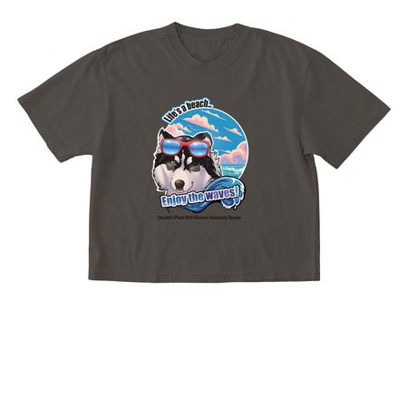 Finish our kennel building&nbsp;, a Pepper Comfort Colors Boxy Tee
