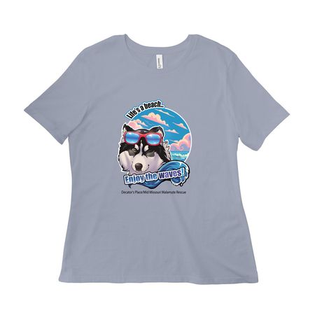 Finish our kennel building&nbsp;, a Vintage Denim Women?s Relaxed Cotton Tee