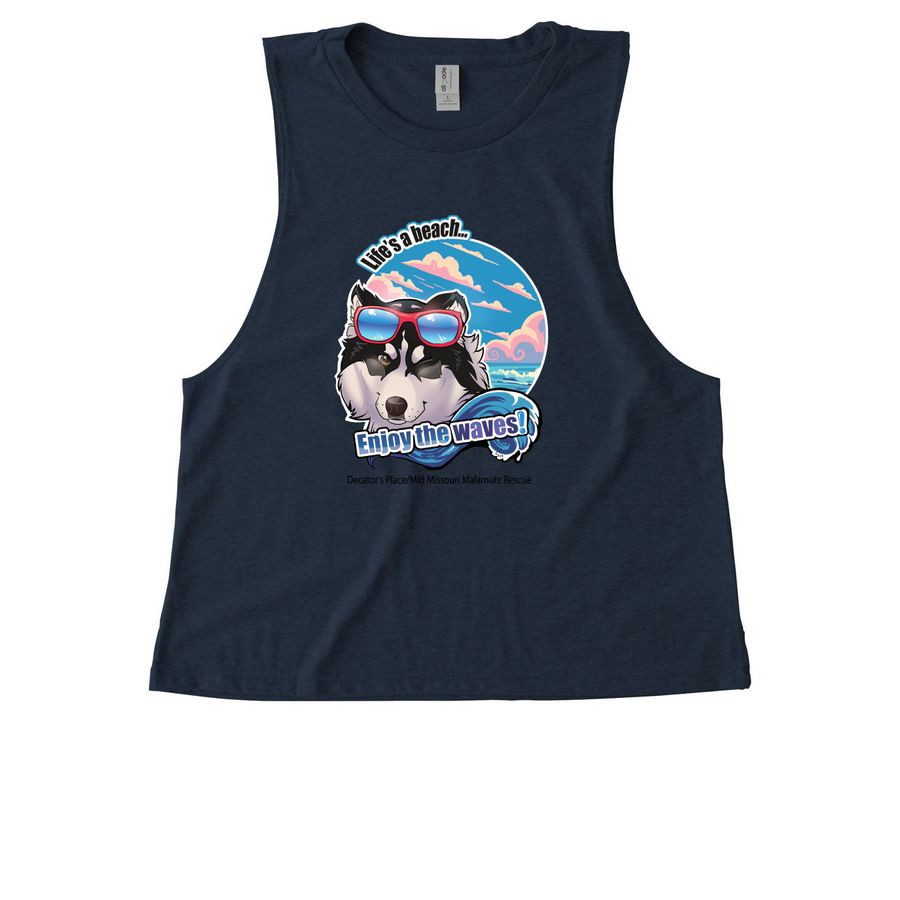 Finish our kennel building&nbsp;, a Rebel Blue Allmade Eco Triblend Women?s Muscle Tank