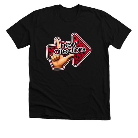 New Directions, a Solid Black Blend Premium Unisex Tee