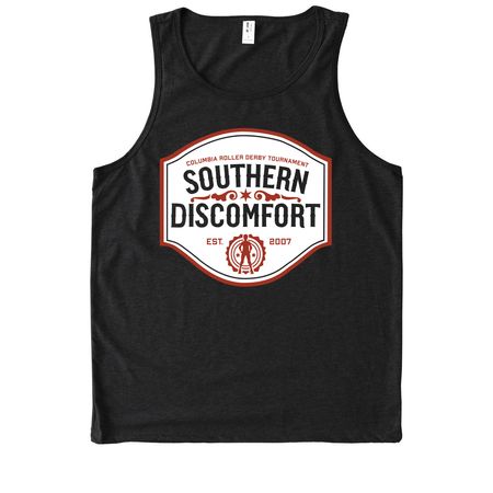 Southern Discomfort 2024, a Deep Black Allmade Eco Triblend Tank