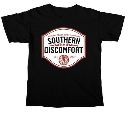 Southern Discomfort 2024, a Black Comfort Colors Unisex Tee