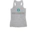Change the World, a Athletic Heather Women's Racerback (back-view)