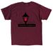 Beau Jest 2026, a Maroon Classic Unisex Tee (back-view)
