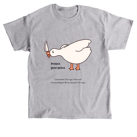 Protect your peace., a Sport Grey Classic Unisex Tee