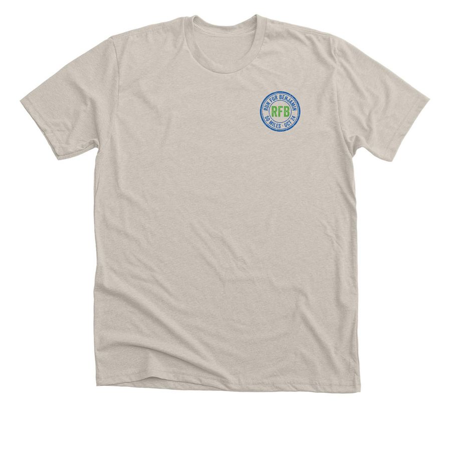 Run for Benjamin, a Heather Dust Premium Unisex Tee