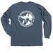Parrot CARE Shirts, a Indigo Classic Long Sleeve Tee (back-view)