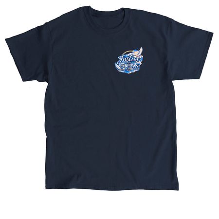 Justice for Ethan - Wings Edition, a Navy Classic Unisex Tee