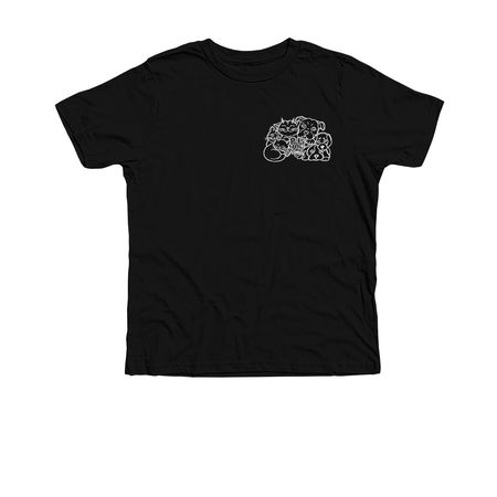 10 Years of Pets Are Family, a Solid Black Blend Premium Youth Tee