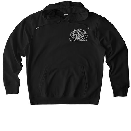 10 Years of Pets Are Family, a Black Stanley/Stella Unisex Cruiser 2.0 Pullover Hoodie