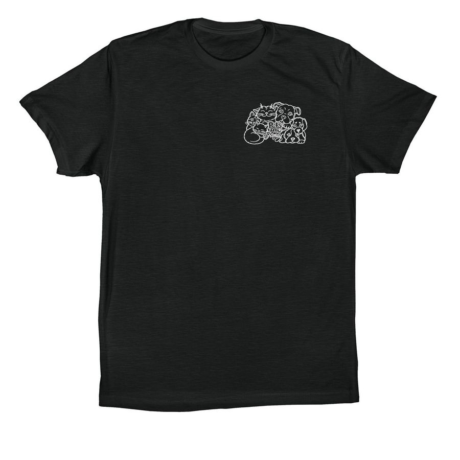 10 Years of Pets Are Family, a Vintage Black Premium Cotton Tee