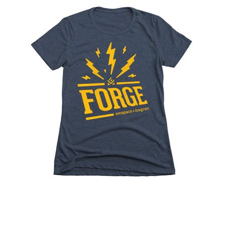 FORGE&nbsp;, a Midnight Navy Women's Slim Fit Tee