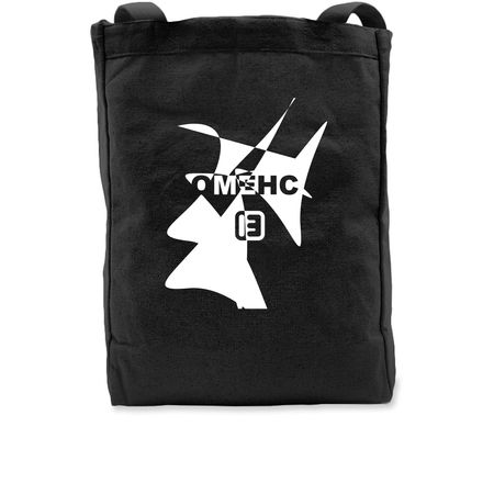 tote, a Black Recycled Cotton Tote Bag