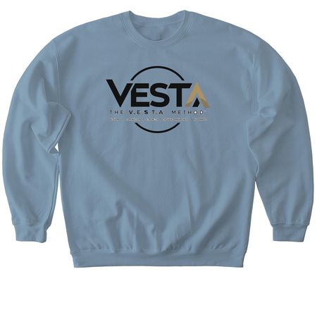 V.E.S.T.A Method, a Stone Blue Softstyle Crewneck Sweatshirt