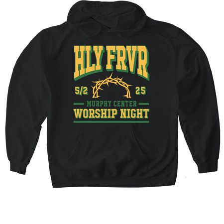 Holy Forever, a Black Gildan Softstyle Pullover Hoodie