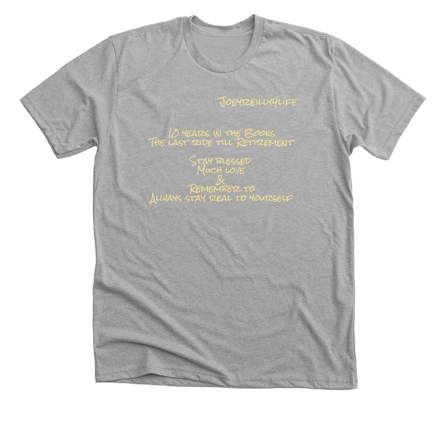 The last Ride, a Athletic Heather Premium Unisex Tee
