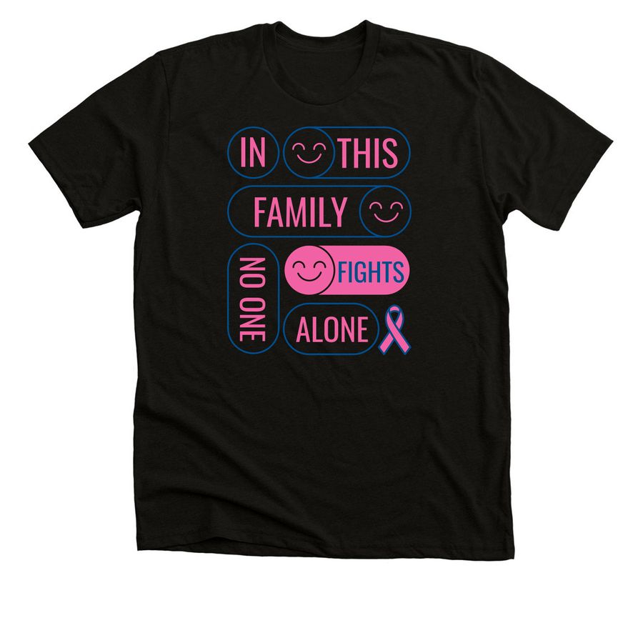 Team Mighty Mo&nbsp;, a Black Heather Premium Unisex Tee