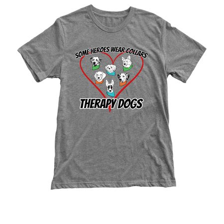 Some Heroes Wear Collars (2022 design), a Premium Heather Triblend Unisex Tee