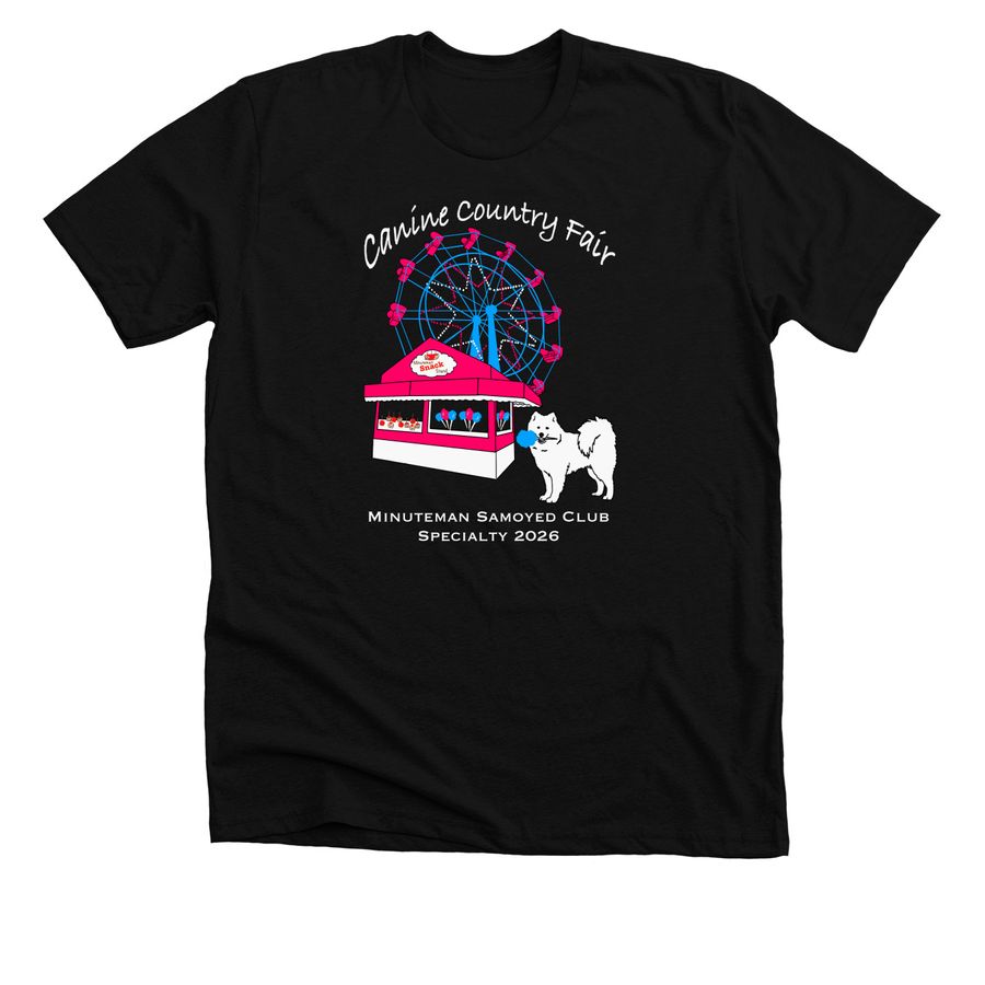 Minuteman Samoyed Club 2026, a Solid Black Blend Premium Unisex Tee