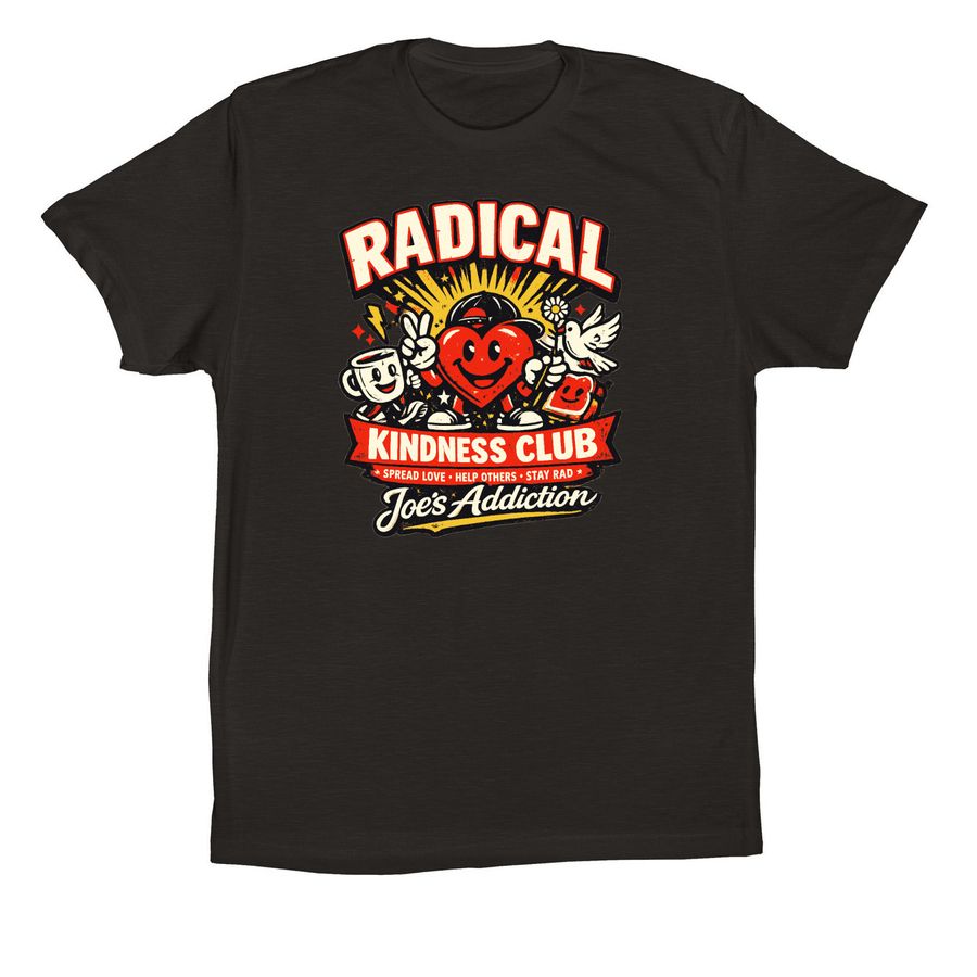 Joe?s Addiction?s T-Shirt of the Month, a Black Premium Cotton Tee