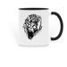 YOU MUG!, a Black Two-Tone Ceramic Mug