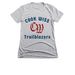 Cook Wiss HSA Trailblazers, a Dark Heather Grey Women's Slim Fit Tee