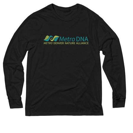 Metro Denver Nature Alliance Shirt Shop, a Deep Black Allmade Eco Triblend Long Sleeve Tee