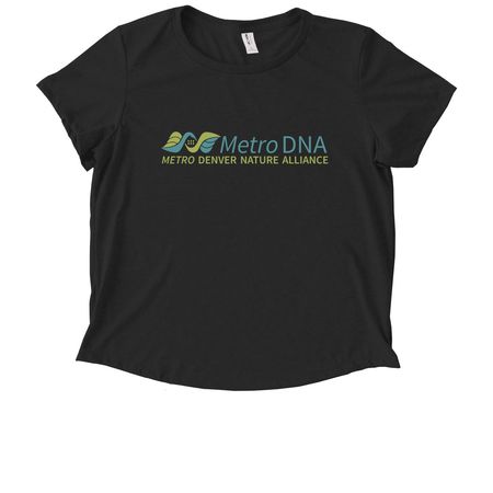 Metro Denver Nature Alliance Shirt Shop, a Deep Black Allmade Eco Triblend Women?s Scoop Neck Tee